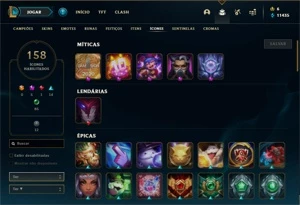 Conta League of Legends / Ouro 3 / Vayne ladra de almas LOL