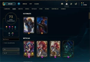 Conta League of Legends / Ouro 3 / Vayne ladra de almas LOL