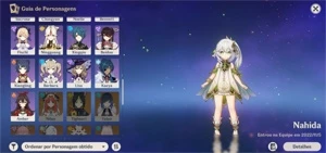 Conta Genshin Impact 14 Personagens 5☆ e 6 Armas 5☆