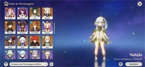 Conta Genshin Impact 14 Personagens 5☆ e 6 Armas 5☆