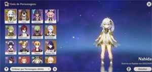 Conta Genshin Impact 14 Personagens 5☆ e 6 Armas 5☆
