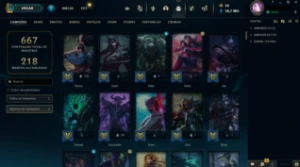 Conta League of Legends com todos os campeões Lvl 736 LOL