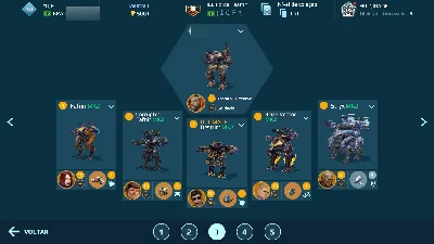 Conta War Robots Mestre 1/ campeão - Outros