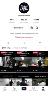 Vendo conta tiktok com 860mil seguidores - Redes Sociais