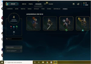 Conta lol prata 4 com 104 skins - League of Legends