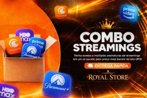 Combo Streaming | Hbo Max + Crunchyroll + Prime + Paramount+ - Assinaturas e Premium