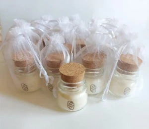 Mini Vela Aromática Brinde Corporativo 40 Gr - Artesanato e Personalizados