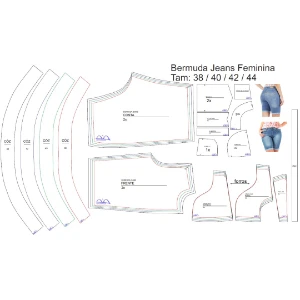 Kit Feminino Com 500 Moldes De Roupas Em PDF