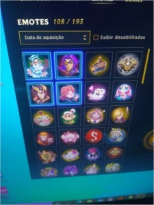Diamante 4 com 409 skins - League of Legends LOL