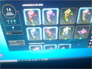 Diamante 4 com 409 skins - League of Legends LOL