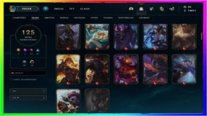 CONTA LOL - NIVEL 333 - 125 SKINS - 20 CROMAS - 18 M7 - League of Legends