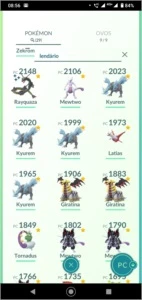 Conta Pokémon Go