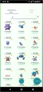 Conta Pokémon Go