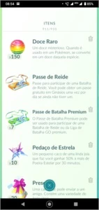 Conta Pokémon Go