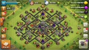 CV 9 SEMI-FULL - 3200 GEMAS - Clash of Clans