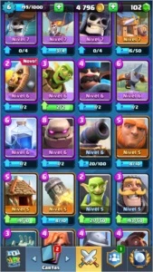 Vendo essa conta de  Clash Royale pra ajudar meus pais