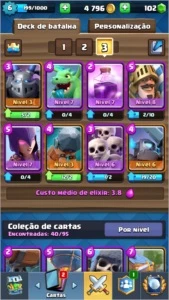 Vendo essa conta de  Clash Royale pra ajudar meus pais