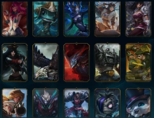 Conta LoL - Unranked - 87 skins - 154 Champions - League of Legends