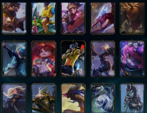 Conta LoL - Unranked - 87 skins - 154 Champions - League of Legends