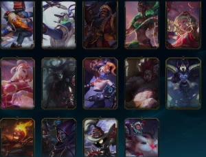 Conta LoL - Unranked - 87 skins - 154 Champions - League of Legends