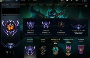 Conta diamante 2 - League of Legends LOL