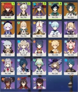 Xiao/Venti/Diluc/Mona/Qiqi/Jean   AR 52! - Genshin Impact