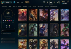 Conta de LOL D4/Mestre - League of Legends