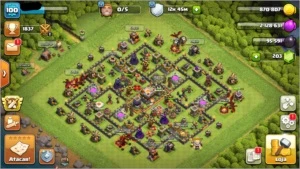 Centro de Vila 11 Com Peso de CV 10 em Guerras!!! - Clash of Clans