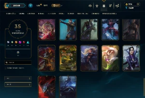 Conta Unranked com 65 Champs e  35 Skins +1 Prestigio - League of Legends LOL