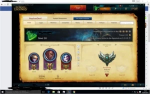 Conta League of Legends prata IV LOL