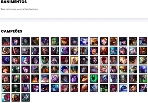 Conta prata 3 com 93 Champs e 71 Skins - League of Legends LOL