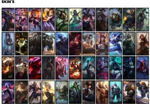 Conta prata 3 com 93 Champs e 71 Skins - League of Legends LOL
