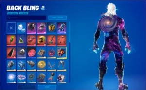 Conta de FORTNITE com GALAXY, 87 SKINS e SALVE O MUNDO