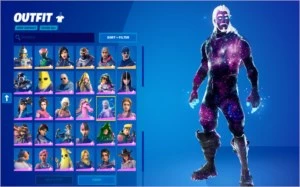 Conta de FORTNITE com GALAXY, 87 SKINS e SALVE O MUNDO