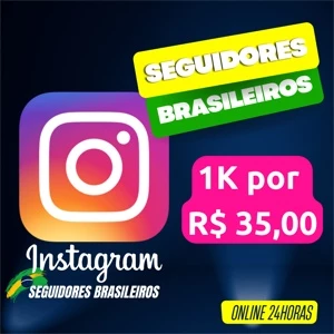 1K SEGUIDORES BRASILEIROS PROMOÇÃO IMPERDÍVEL!!! 😱🔥😍 - Redes Sociais