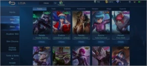 Conta Mobile legends com skin KOF Kula ( MLBB )