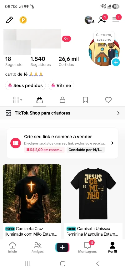 Tiktok 1k de seguidores - Redes Sociais