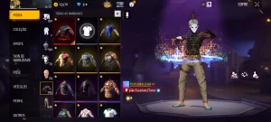 CONTA Free Fire ,Prime 8, Aventureiro, Escorpião escarlate