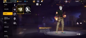 CONTA Free Fire ,Prime 8, Aventureiro, Escorpião escarlate