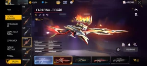 CONTA Free Fire ,Prime 8, Aventureiro, Escorpião escarlate