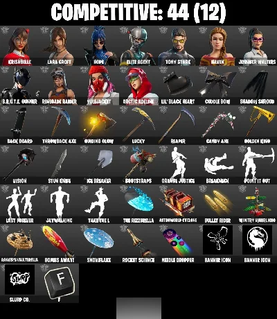 198 Skins The Reaper OG STW Gold Midas Max Omega Rogue Agent - Fortnite
