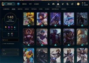 Conta LoL Bronze 140 Skins Praticamente Unranked - League of Legends