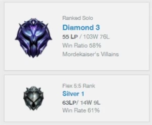 VENDO CONTA D3 / 58% WINRATE MMR BOM CAINDO COM D2/D1 - League of Legends LOL