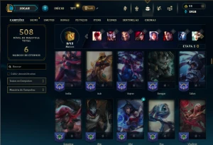 Unranked com 140 Champs e 83 Skins (MID / JG / ADC) - League of Legends LOL