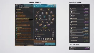 CONTA BDO / 610 GS / LIFESKILL UPADO / 410 CP / 545 ENERGIA - Black Desert