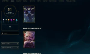 [Entrega Automática] Conta Lol Bronze, 51 Skins, Upada à Mão - League of Legends