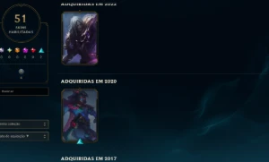 [Entrega Automática] Conta Lol Bronze, 51 Skins, Upada à Mão - League of Legends