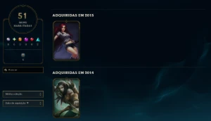 [Entrega Automática] Conta Lol Bronze, 51 Skins, Upada à Mão - League of Legends