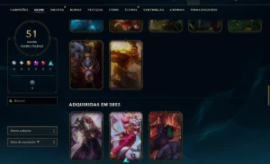 [Entrega Automática] Conta Lol Bronze, 51 Skins, Upada à Mão - League of Legends