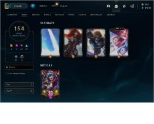CONTA LOL COM MUITAS SKINS - League of Legends